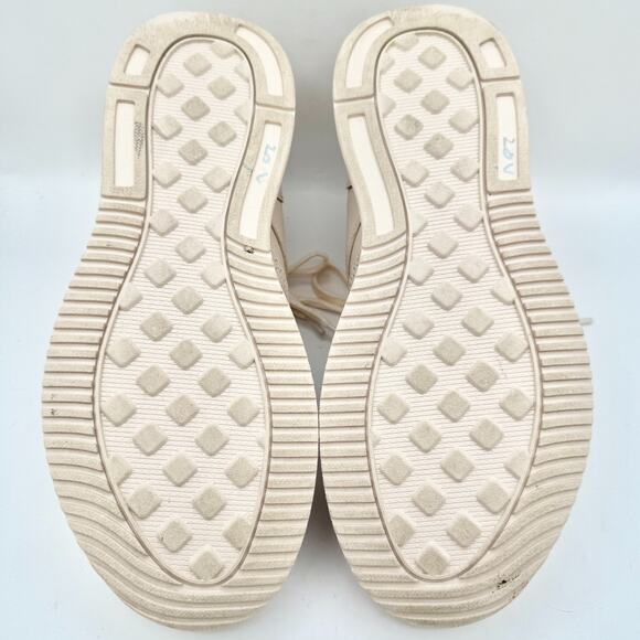 Everlane Cream Leather Court Sneakers Men 9.5 Women 11.5 Low Top Casual Shoes - Picture 14 of 14